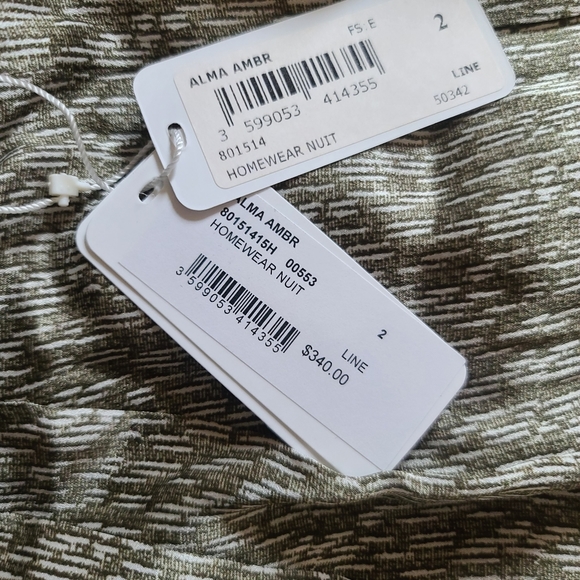 ERES PARIS; Silk Straight Leg Pant Trouser - Picture 7 of 8